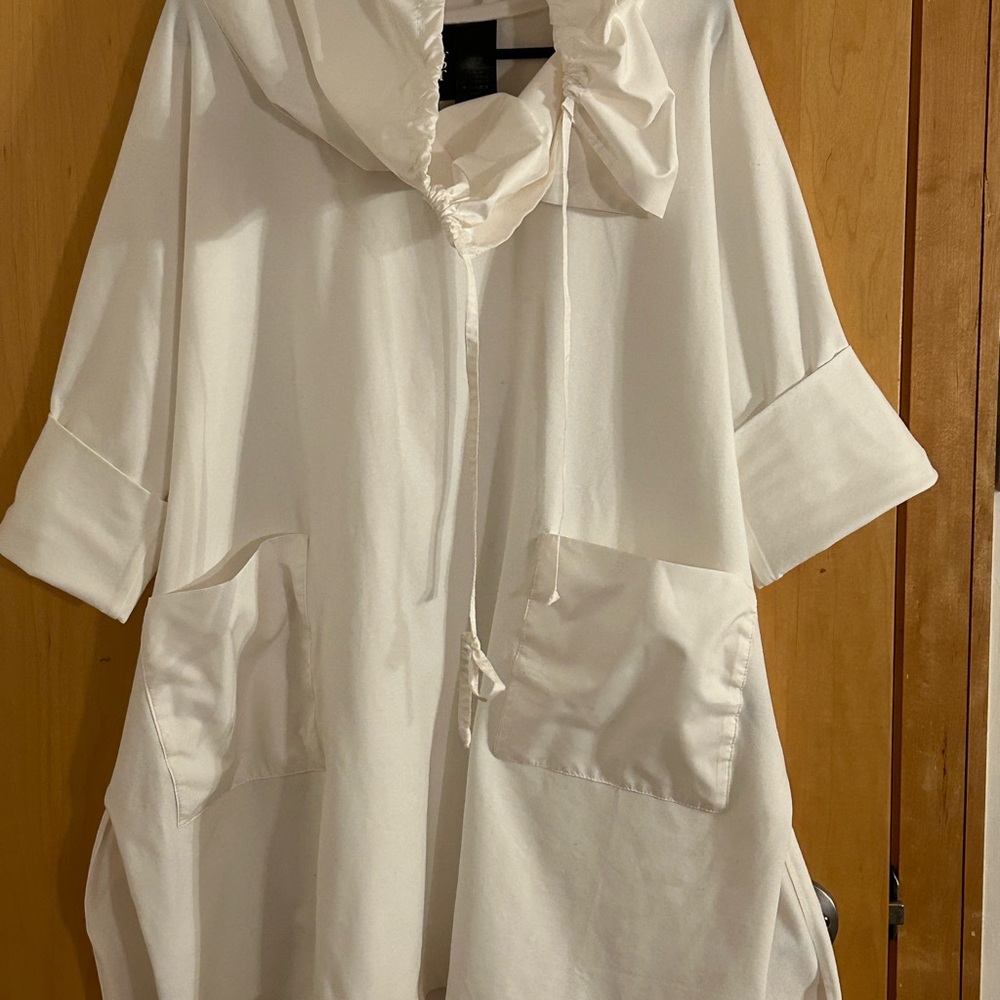 Oversized cotton t shirt tunic. Split sides. EUC! Never worn.